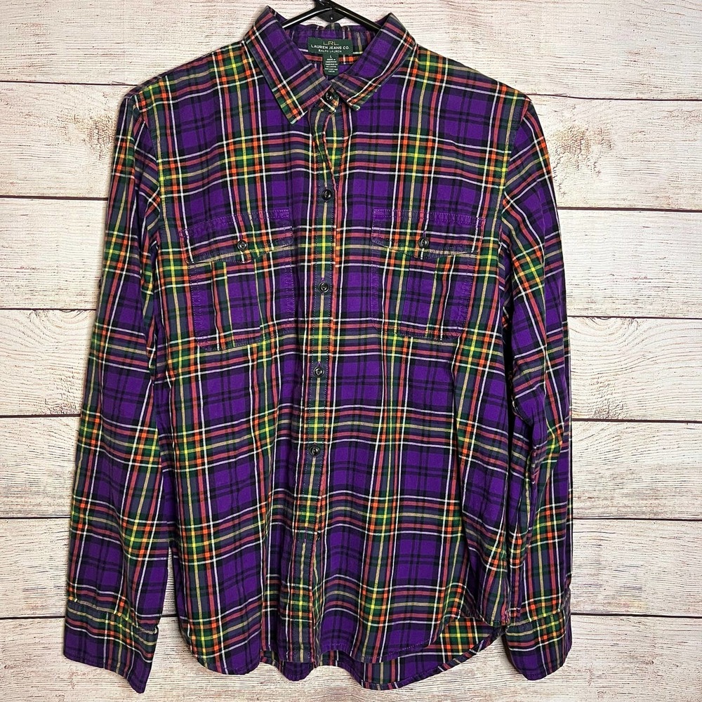 Women’s Lauren Ralph Lauren Button down shirt size large